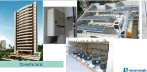 Multi-family building with solar thermal system ”