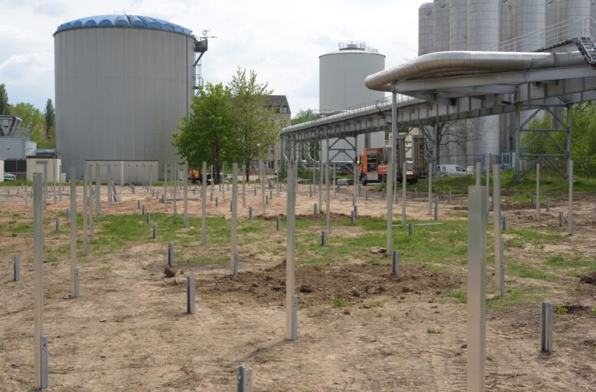  Germany: Construction Starts on 2,230 m2 Solar Field in Chemnitz