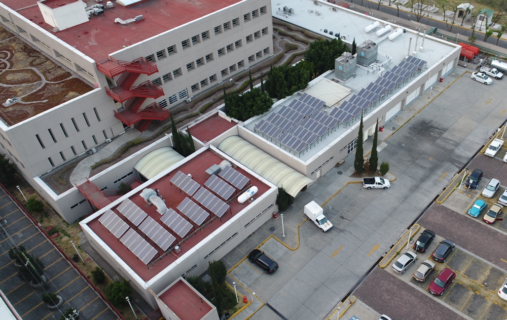 Solar heat in 10 Mexico City hospitals