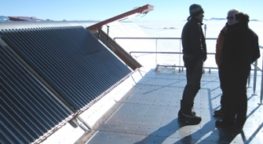 Antarctic Polar Station with a German Solar Thermal System