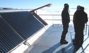 Antarctic Polar Station with a German Solar Thermal System