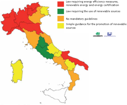  Italy: 903 Municipalities with Solar Thermal Building Obligation