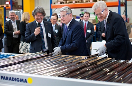  Germany: President Gauck Visits Ritter Group