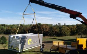 Transportable Fresnel collectors to supply process heat in Spain