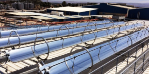 Initial pilot plants for industrial solar steam