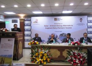 Concentrating solar heat for dairies in India