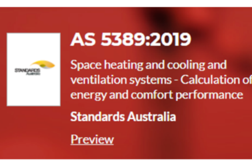 A new solar cooling standard for Australia