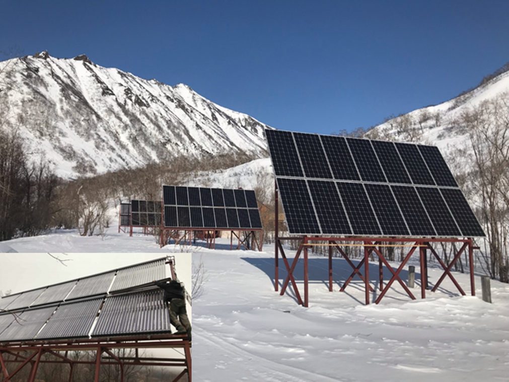 Solar hybrid system heats hostel in Russia’s far east