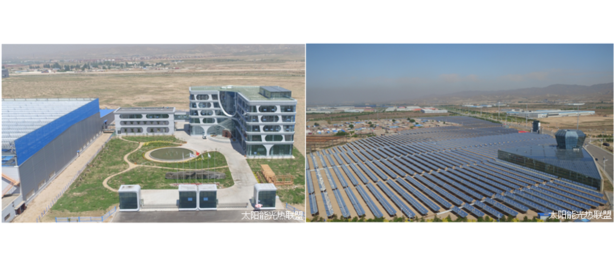 World´s largest solar district heating plant with concentrating collectors 