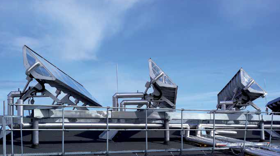 “Solar thermal cooling reduces the strain on the power grid”