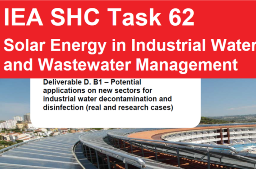  Online workshop about solar-powered industrial water management