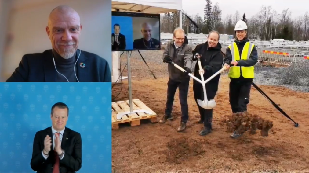 Construction of largest Swedish SDH plant with parabolics