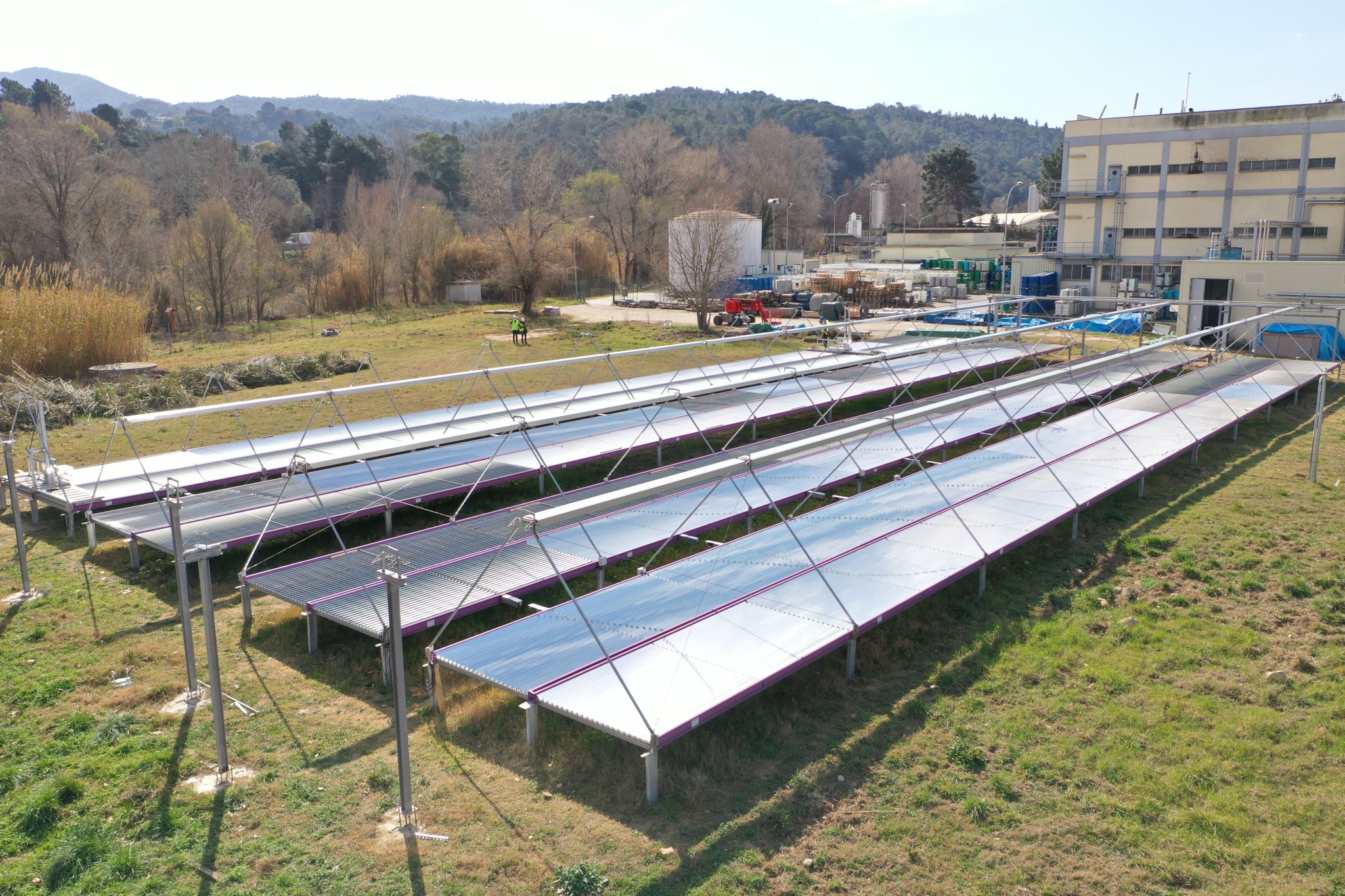 concentrating solar industrial heat
