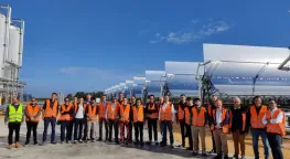 Technical tour to Europe's largest solar industrial heat plant at Heineken Spain