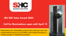 IEA SHC Solar Award