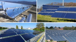 solar collectors for district heating