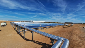 Medium-temperature solar heat plants