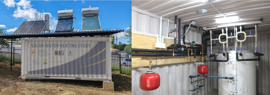 Comparing thermosiphon and PV-to-heat systems