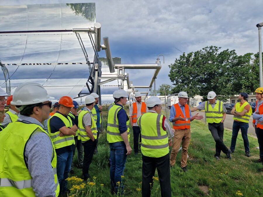 No gas needed on sunny days: Belgian parabolic trough field delivers 295 °C solar process heat